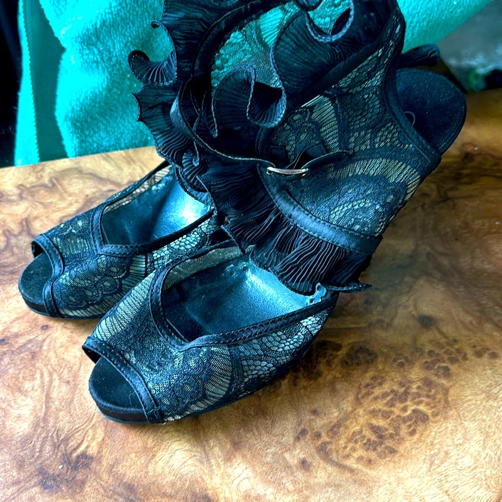 Lace heels